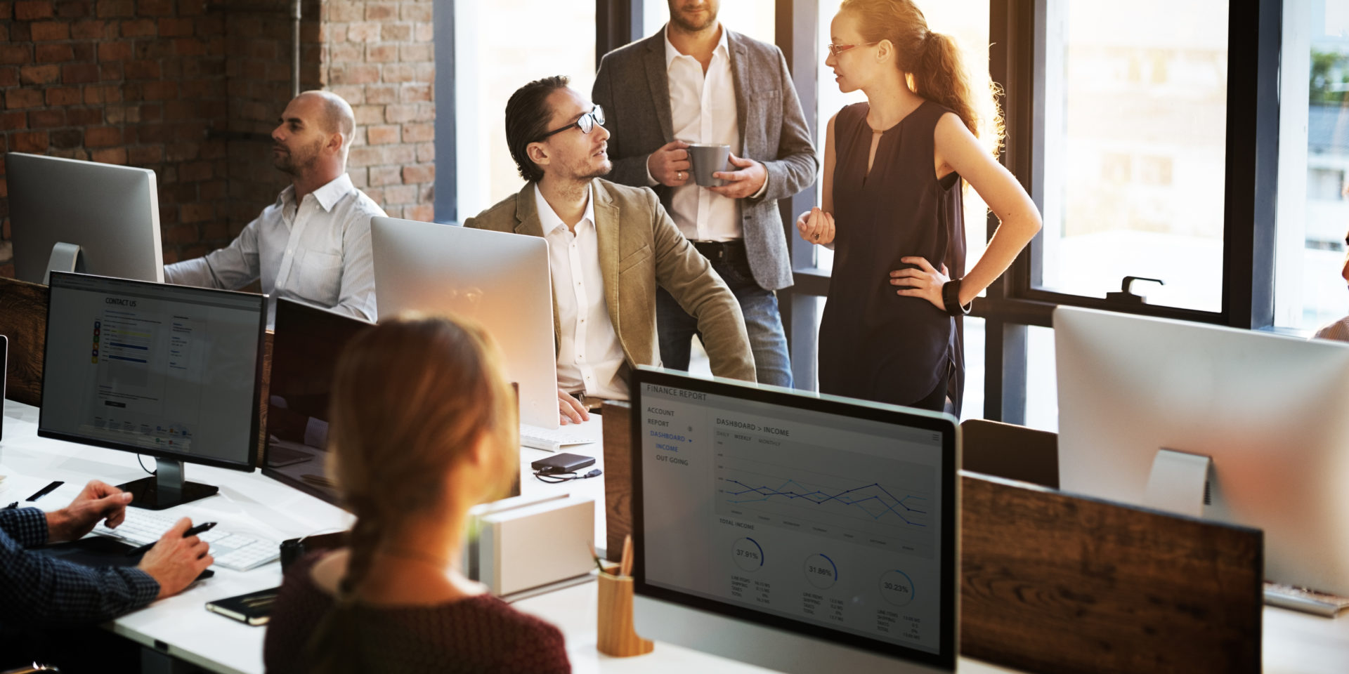 Insynq bad guys, Finance team working image