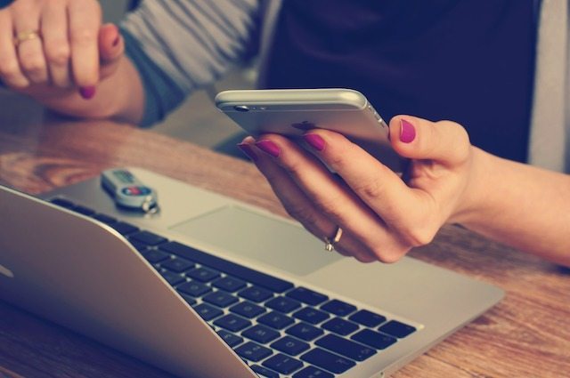Optimize Business In Cloud Laptop Image